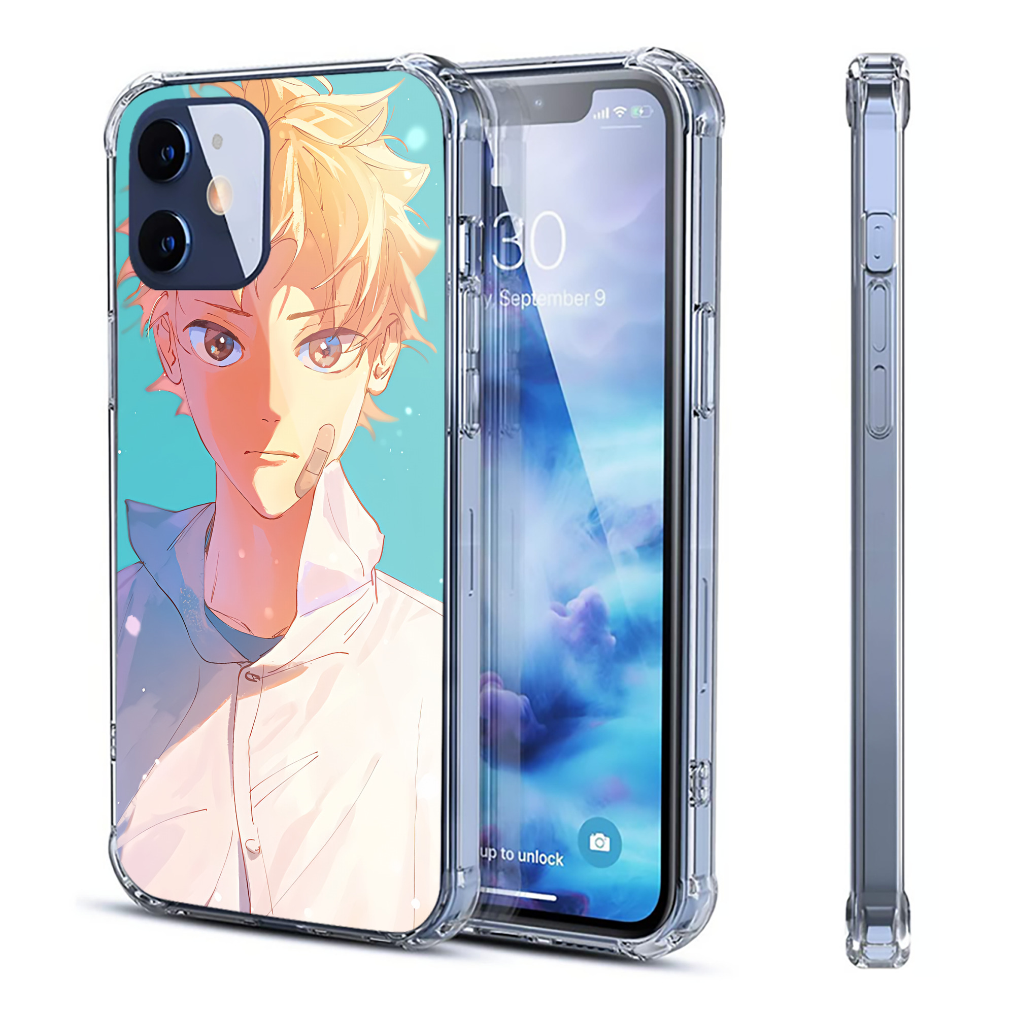 （画像用） ハイキュー!! Haikyu!! 【iPhone 12シリーズ対応】透明スマホケース（クリアソフトケース）